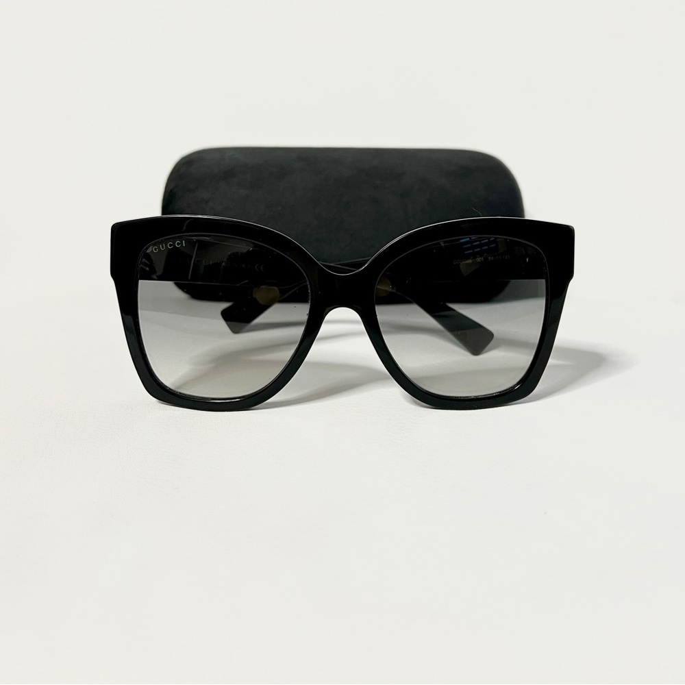 Gucci Women's Black Sunglasses GG0459S